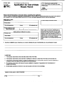 Form St-128.1 - Application For Out-of-state Resale Permit