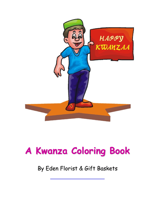 Happy Kwanza Coloring Sheets Printable pdf