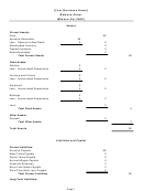 Blank Balance Sheet Printable pdf