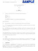 Agreement Made Between: Printable pdf