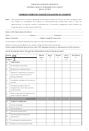 Feedback Form For Teacher Evaluation By Students