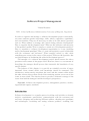 Software Project Management Brochure Template
