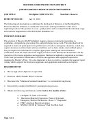 Berthoud Fire Protection District Job Description Reserve Shift Firefighter Printable pdf