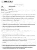 Job Description - Personal Care Attendant Printable pdf