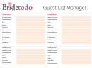 Guest List Manager