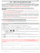 Form Occ/lw-6 (rev. 11/08) - Lwo - Employee Information Form