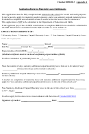 Application Form For Maternity Leave Entitlements