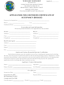 Winslow Township Application For Continued Certificate Of Occupancy (resale)