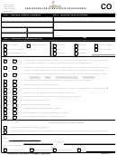 Town Of Prosper Application For A Certificate Of Occupancy Printable pdf