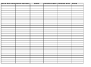 Parents Contacts Roster Spreadsheet Template