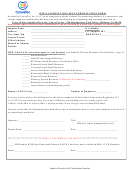 Convatec Size/classification Self-certification Form