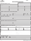 Form F225d - Nova Scotia Birth Certificate Application