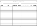 Inventory Transfer Template