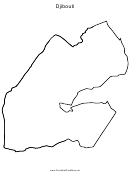 Djibouti Map Template