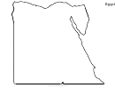 Egypt Map Template
