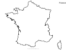 France Map Template