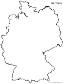 Germany Map Template