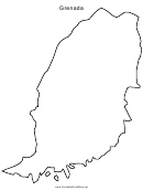 Grenada Map Template