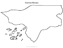 Guinea Bissau Map Template