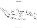 Indonesia Map Template