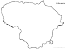 Lithuania Map Template