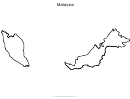 Malaysia Map Template