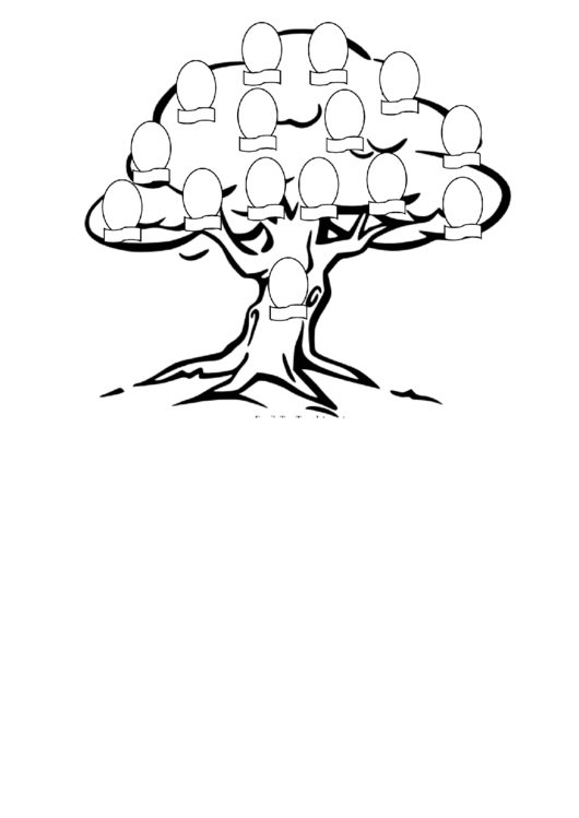 Tree Family Tree Template Printable pdf