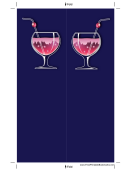 Cocktail Bookmark