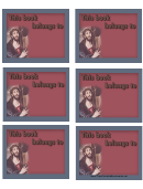Religious Bookplates - Christ Cross