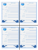 Gift Receipts Decorated Template