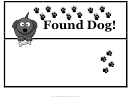 Found Dog Poster Template
