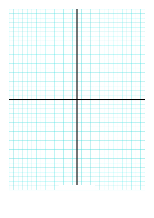 1cm Graph Paper With X And Y Axis Printable pdf