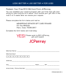 Membership Card Application Form - Jcpenney