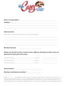 Kroger Cares Fundraising Program Form Printable pdf