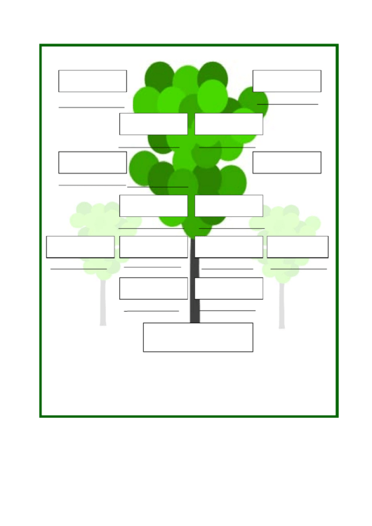 Family Tree Chart Printable pdf
