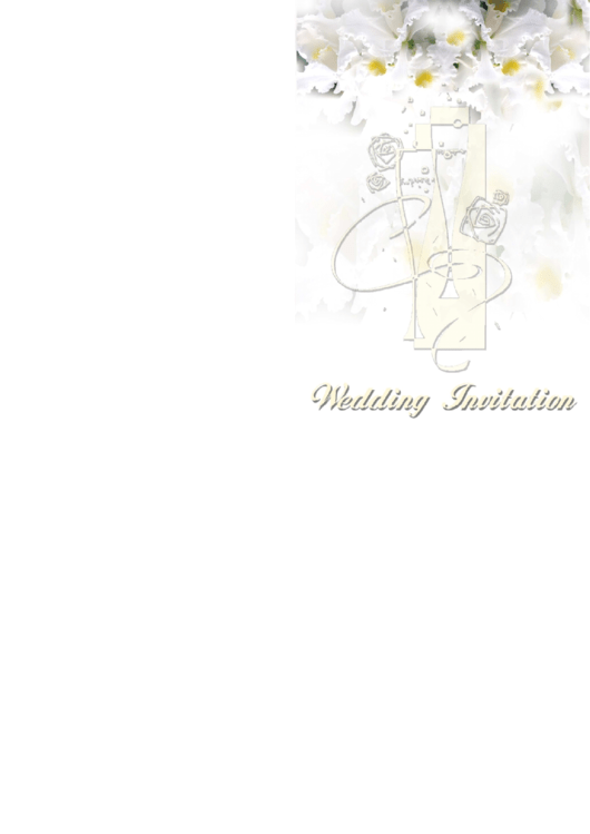 Wedding Invitation Toast Printable pdf