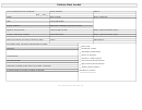 Vehicle Deal Information Sheet