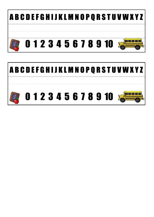 Desk Tag Letters And Numbers Printable pdf