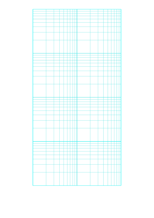 2-Cycle By 4-Cycle Log Paper Printable pdf