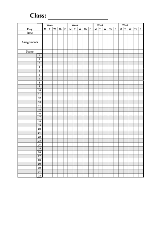 Grade Report Template Printable pdf