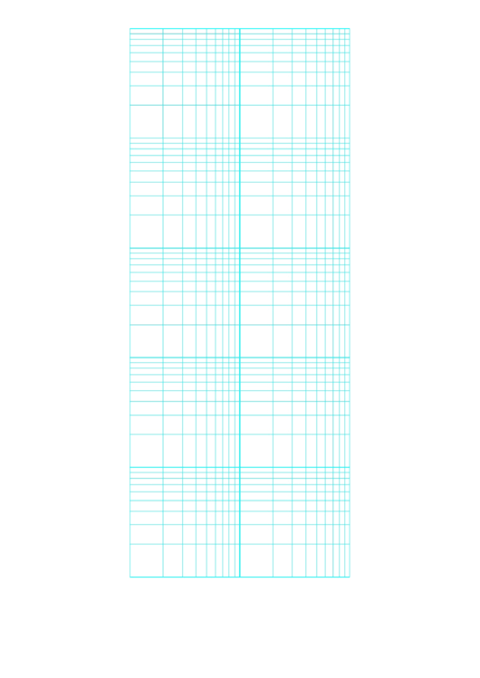 2-Cycle By 5-Cycle Log Paper Printable pdf