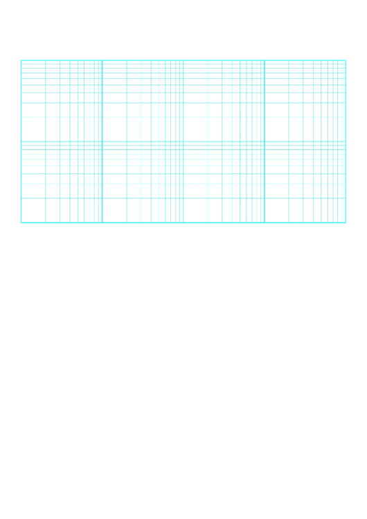 4-Cycle By 2-Cycle Log Paper Printable pdf