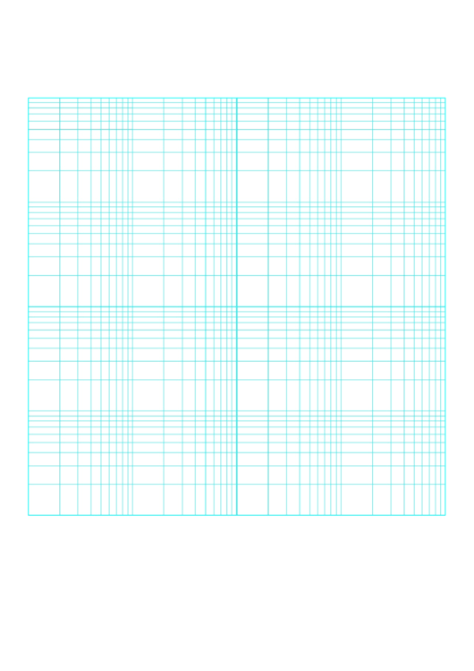4-Cycle By 4-Cycle Log Paper Printable pdf