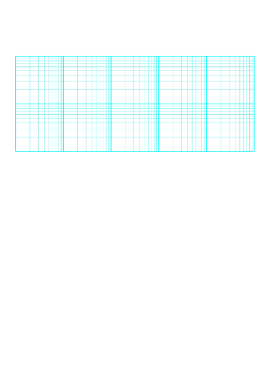 5-Cycle By 2-Cycle Log Paper Printable pdf