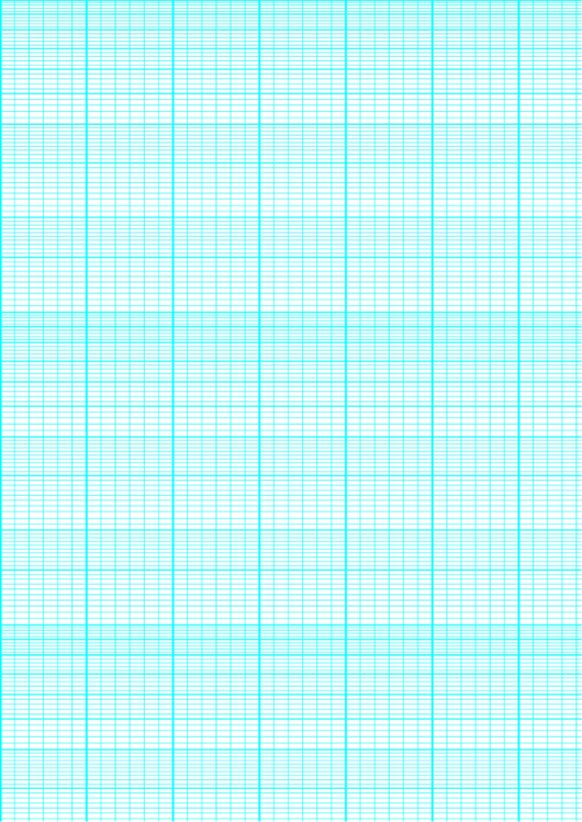 Semi-Log Paper (Blue On White) printable pdf download
