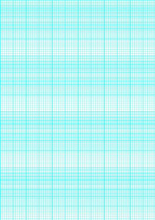 Semi-Log Paper - Blue On White printable pdf download