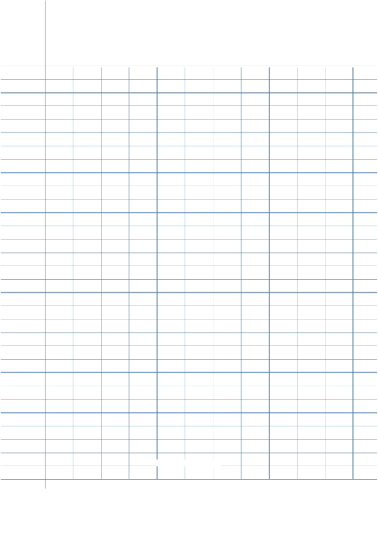 12 Column Lined Paper Printable Pdf Download