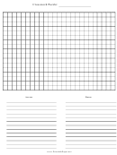 Blank Crossword Puzzle Paper