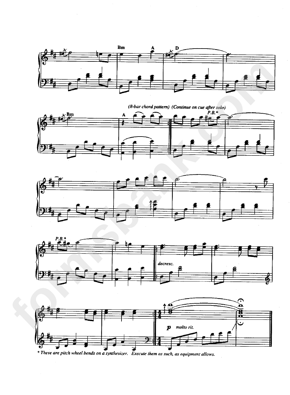 Reflections Of Passion Music Sheet