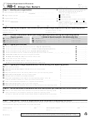 Form Rb-1 - Bingo Tax Return - Illinois Department Of Revenue